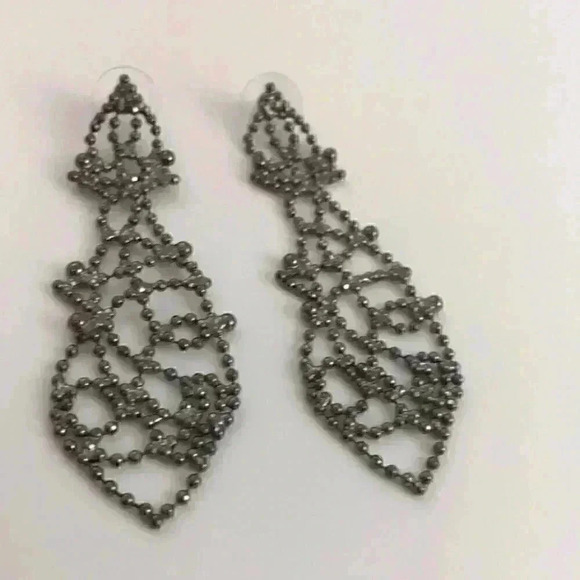 Vera Wang New Post Ball Chain Chandelier Earrings - Picture 2 of 8